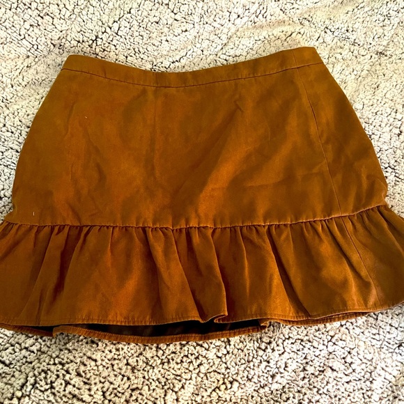 J. Crew soft suede skirt women’s size 14 - Picture 1 of 6